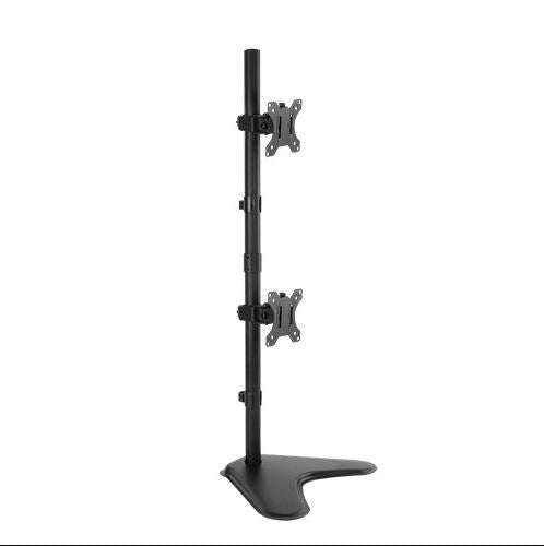 Brateck Dual Free Standing Screens Economical Double Joint Articulating Steel Monitor Stand Fit Most 13'-32'Monitors Up to 8kg per screenVESA 100x100 Brateck Dual Free Standing Screens Economical Double Joint Articulating Steel Monitor Stand Fit Most 13'-32'Monitors Up to 8kg per screenVESA 100x100